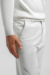 Pantaloni chino di velluto|Colore:Off white
