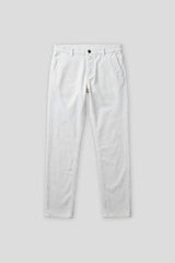Pantaloni chino di velluto|Colore:Off white