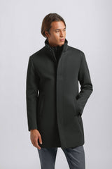 Cappotto collo lupetto|Colore:Blu scuro
