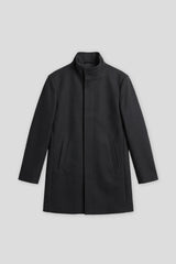 Cappotto collo lupetto|Colore:Blu scuro
