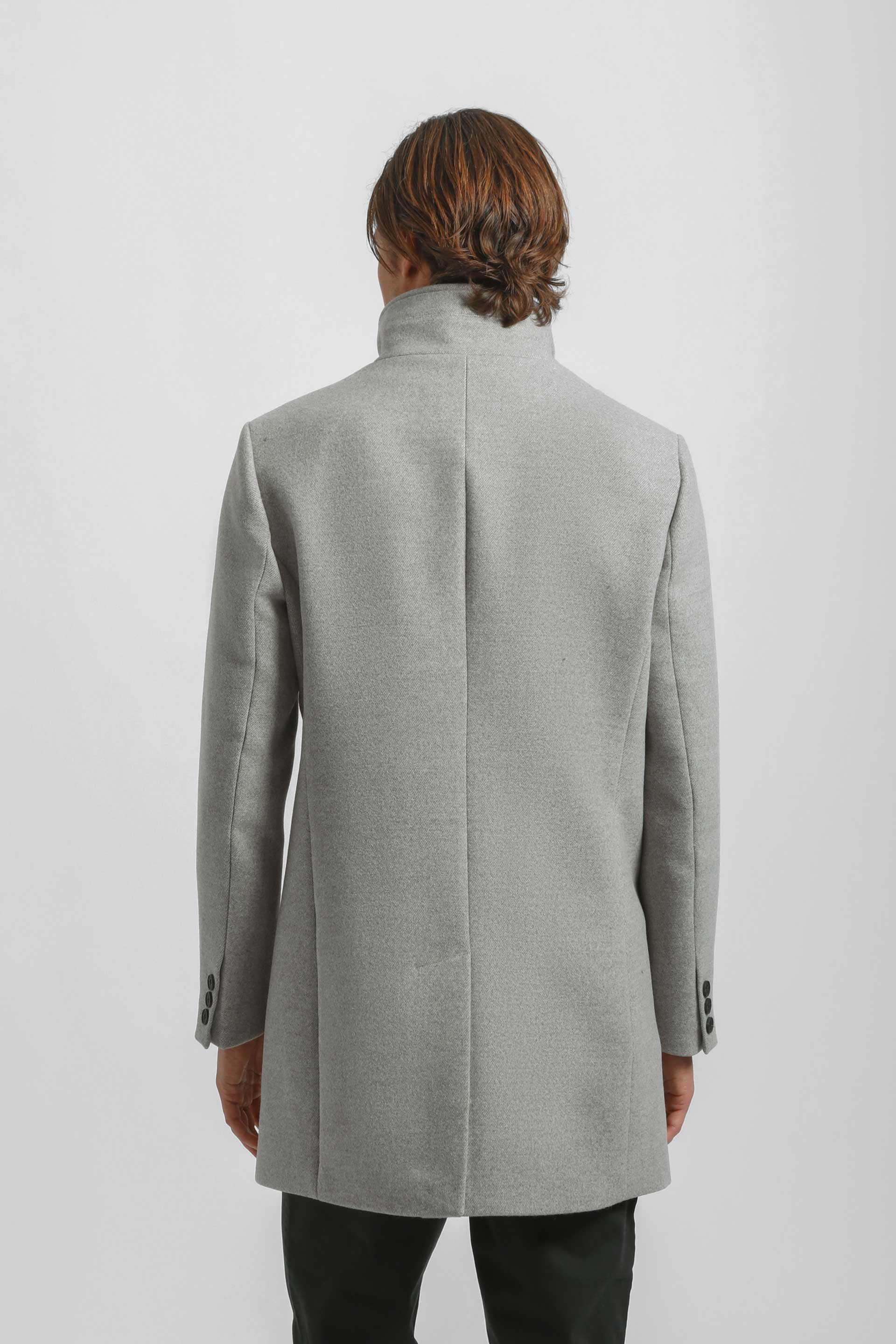 Cappotto con gilet|Colore:Grigio