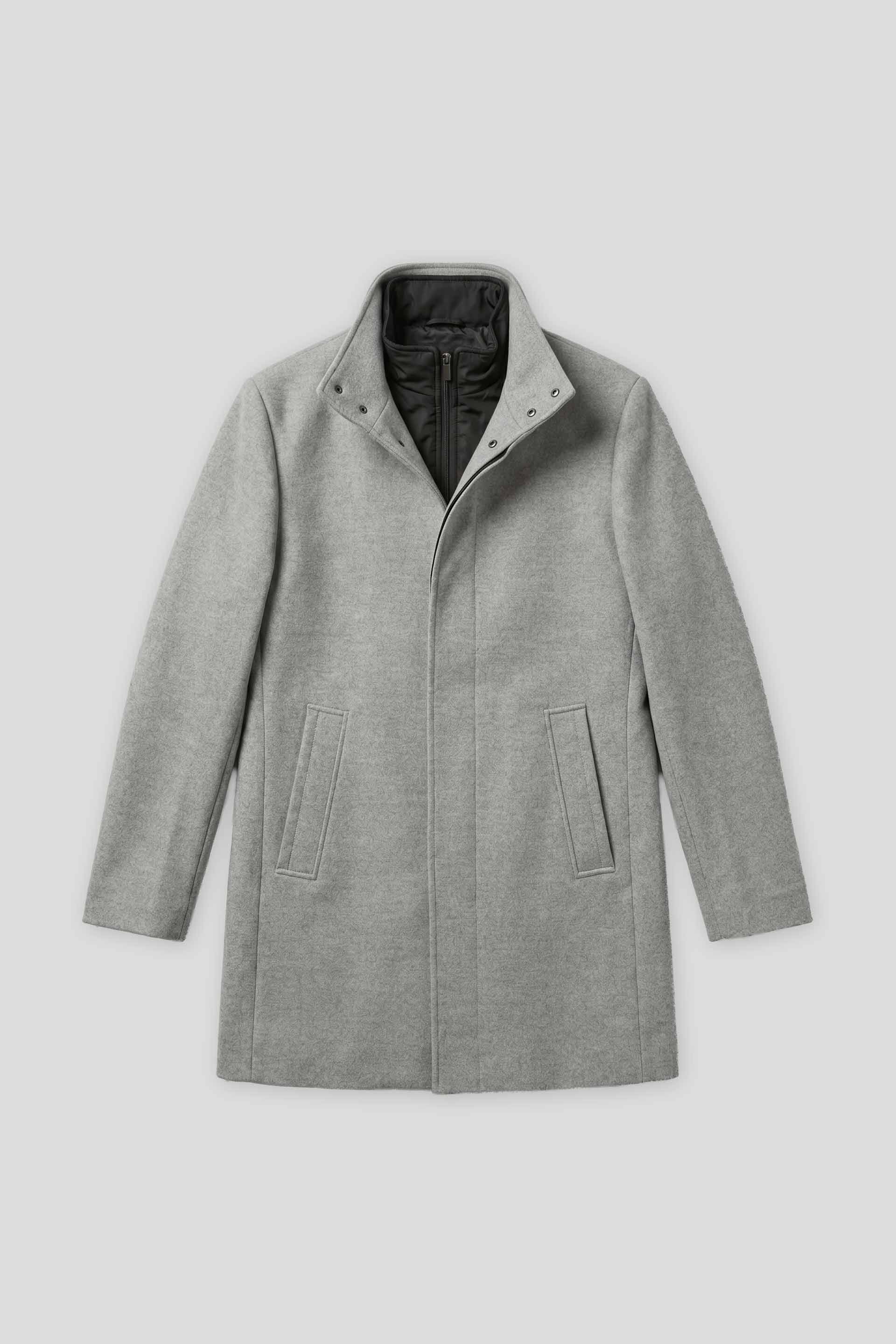 Cappotto con gilet|Colore:Grigio