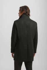 Cappotto collo lupetto|Colore:Nero