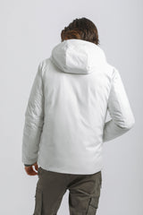 Giubbotto imbottito con cappuccio|Colore:Bianco