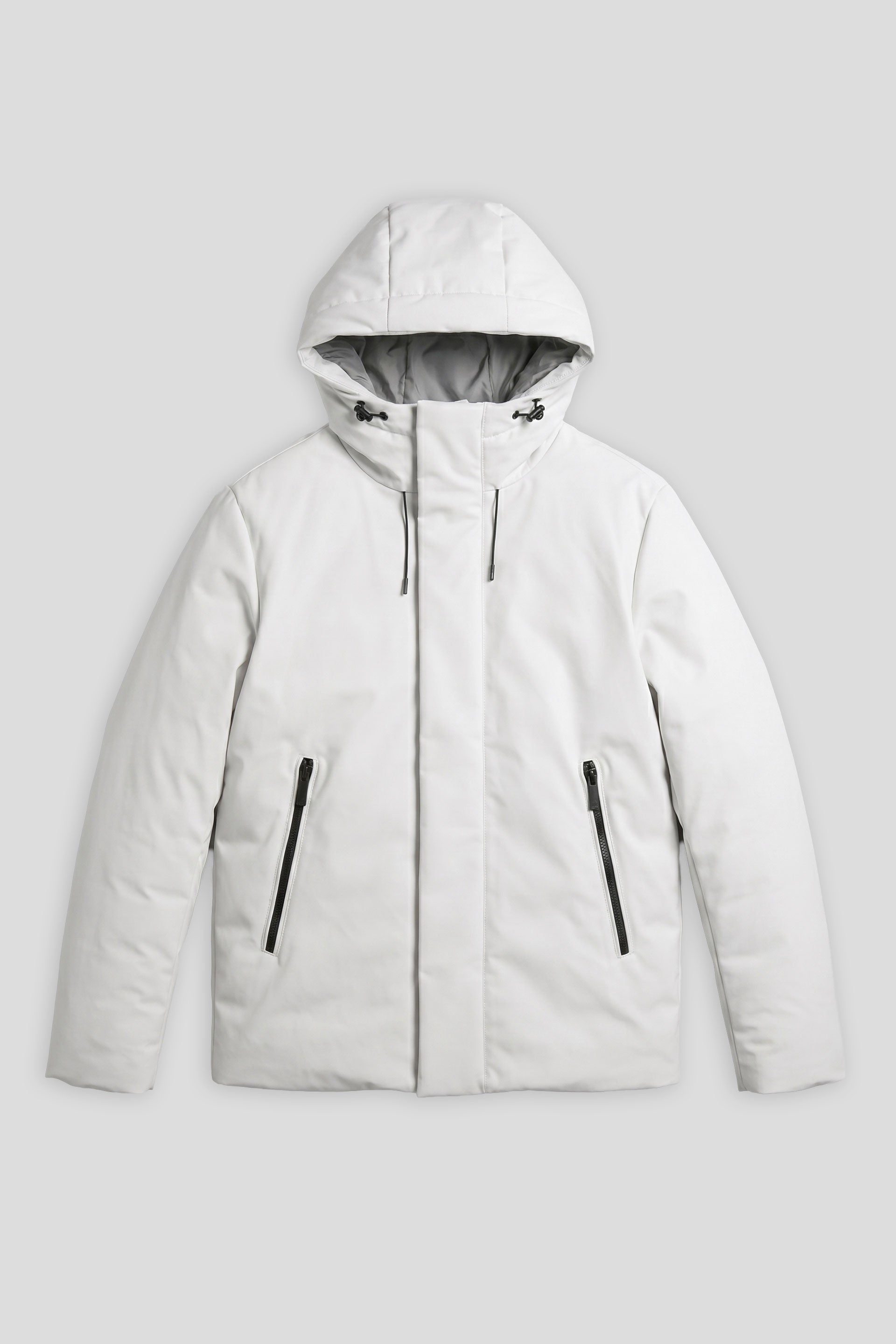 Giubbotto imbottito con cappuccio|Colore:Bianco