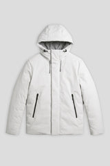 Giubbotto imbottito con cappuccio|Colore:Bianco