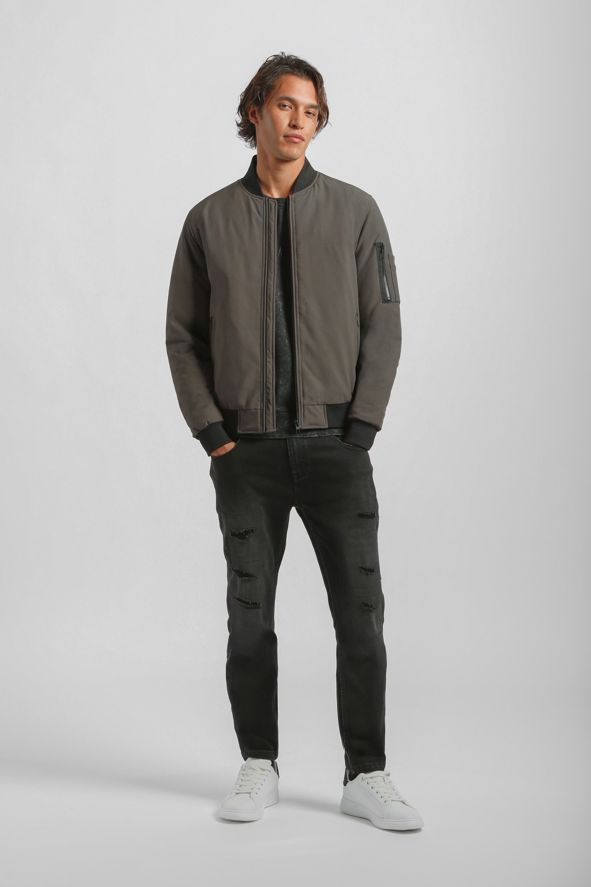 Giubbotto bomber|Colore:Verde