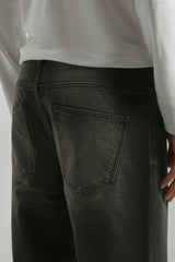 Jeans slim fit crop nero|Colore:Jeans nero