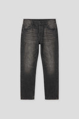 Jeans slim fit crop nero|Colore:Jeans nero