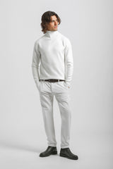 Maglia collo alto|Colore:Off white