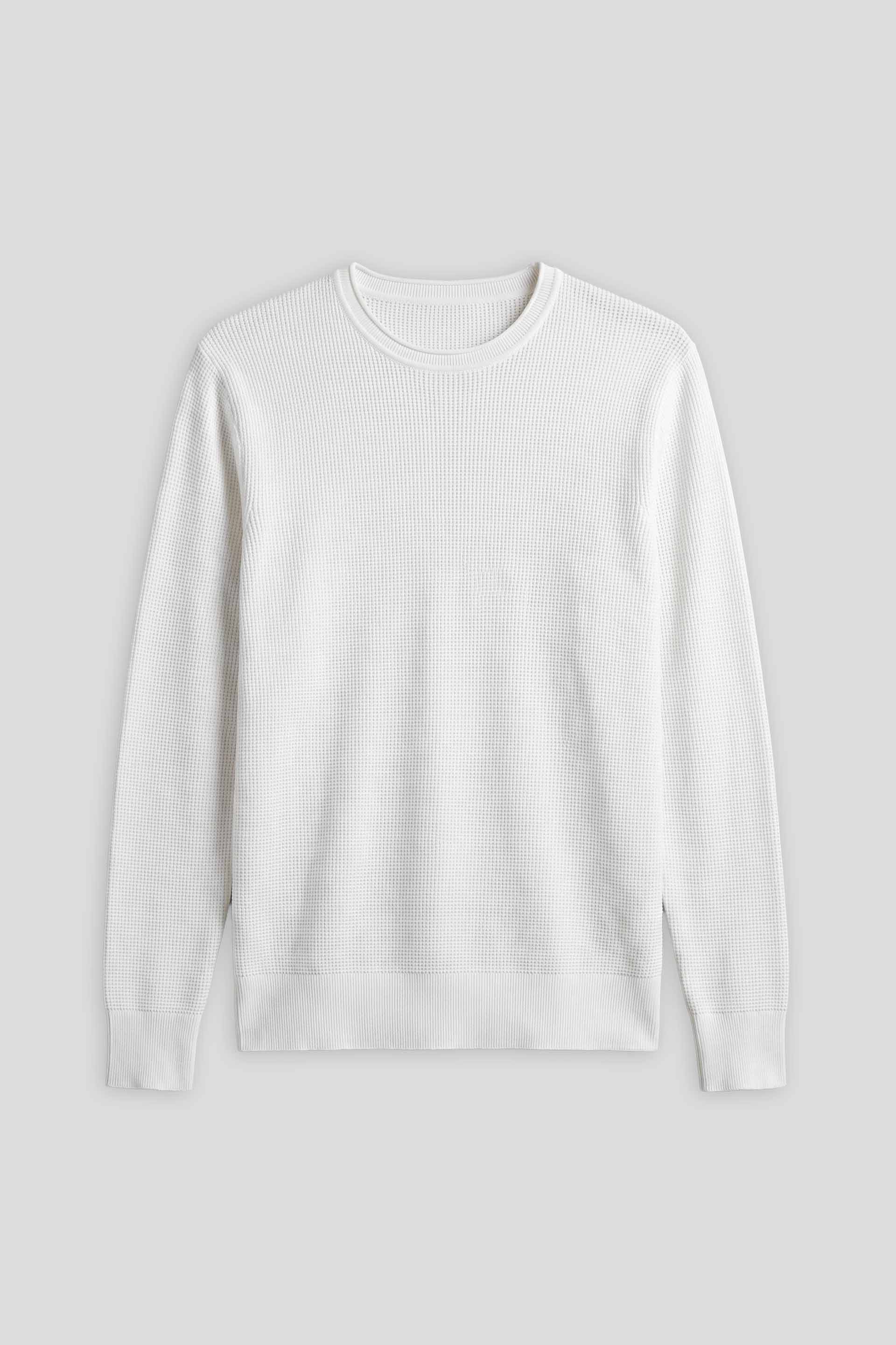 Maglia girocollo in viscosa|Colore:Off white