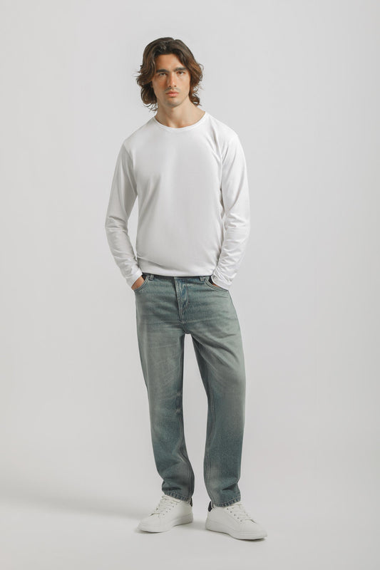 Jeans slim fit crop|Colore:Jeans