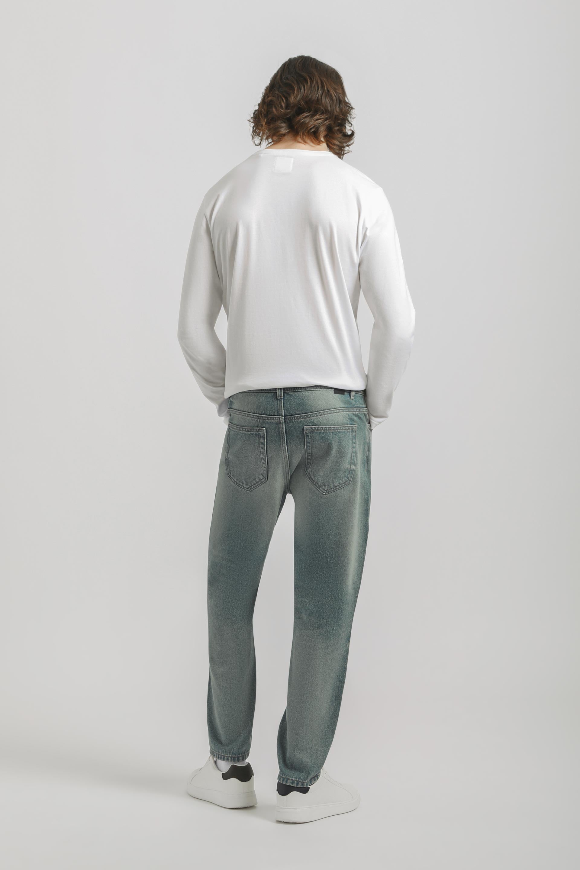 Jeans slim fit crop|Colore:Jeans
