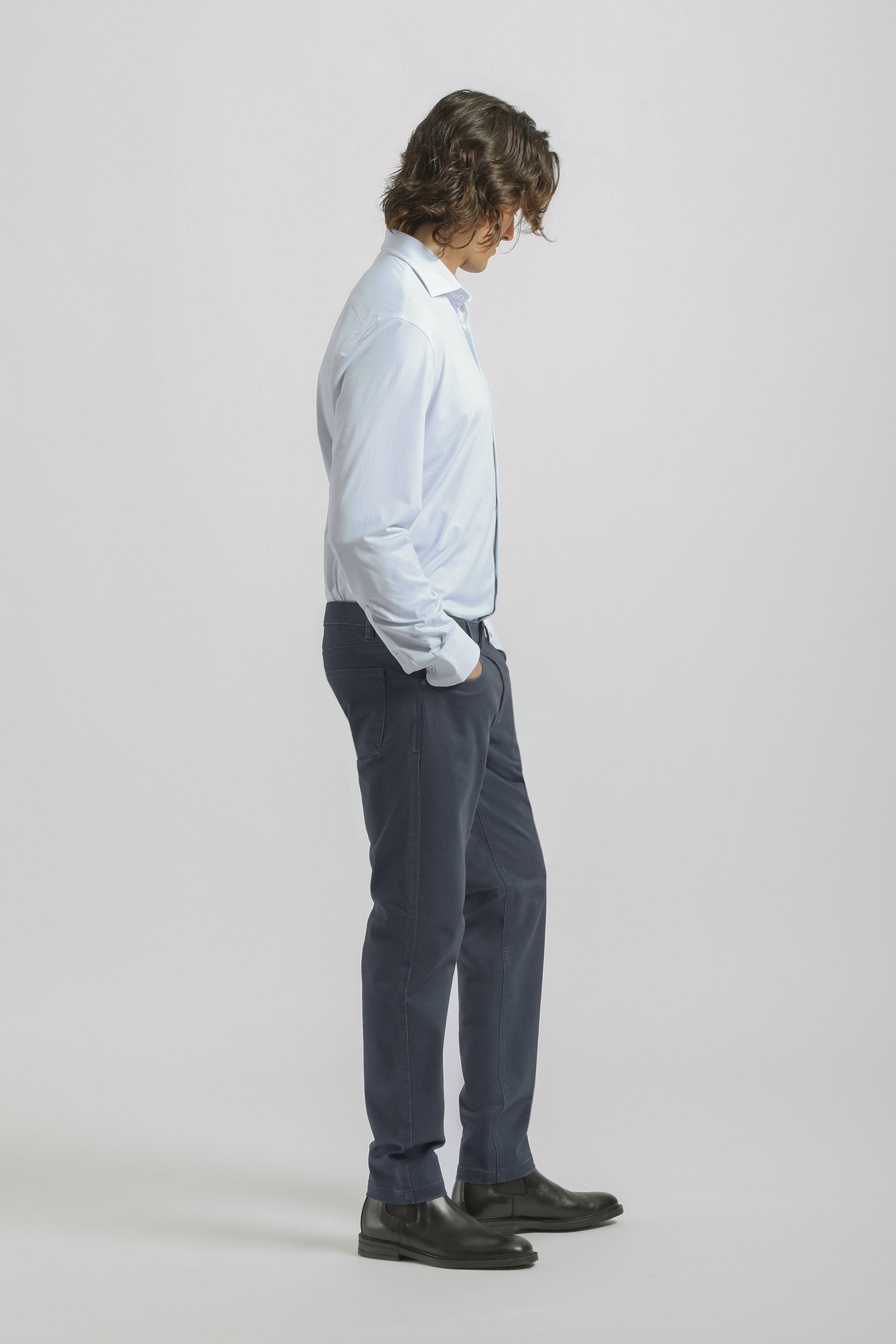 Pantaloni cinque tasche|Colore:Avion