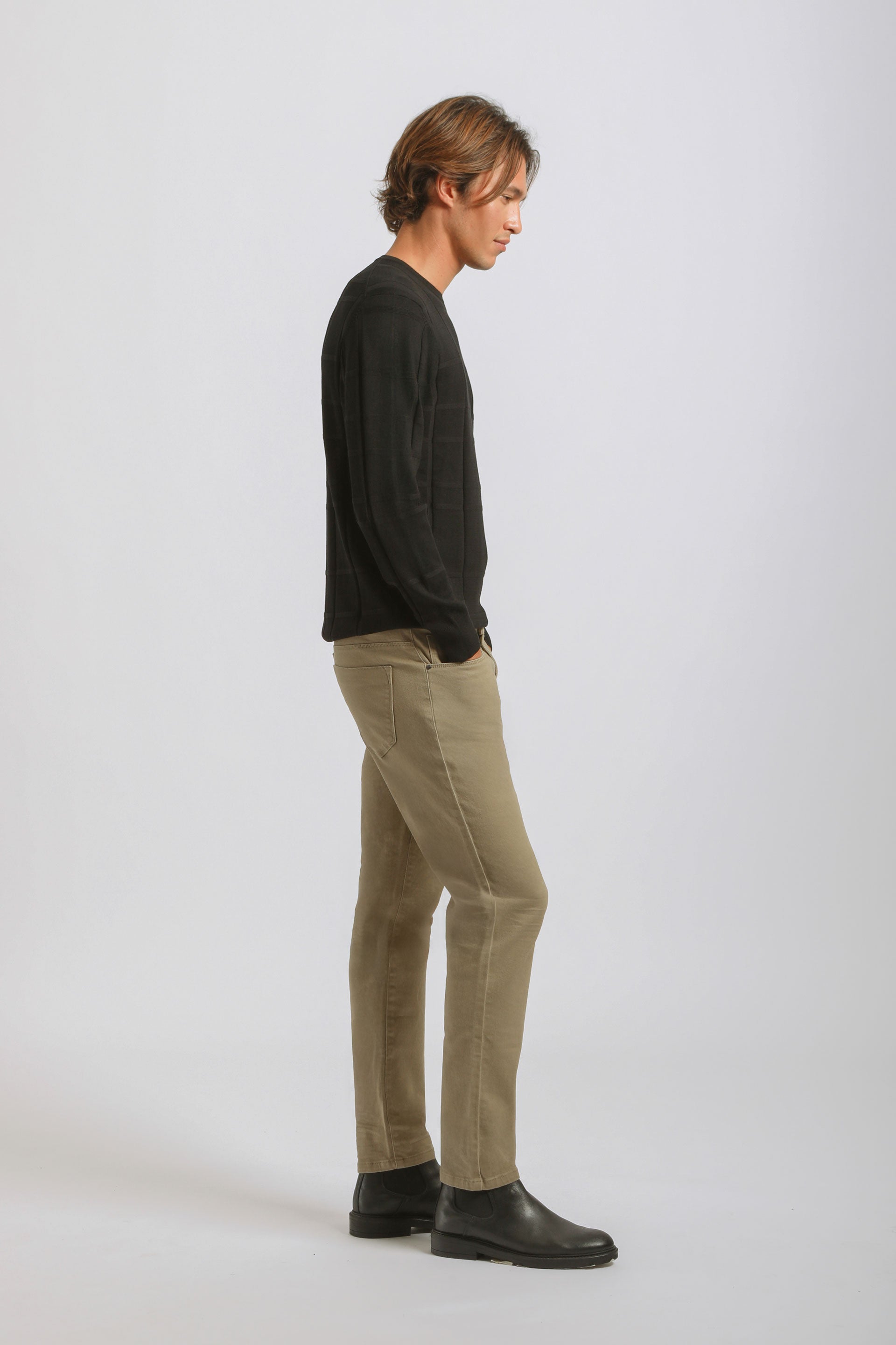 Pantaloni cinque tasche|Colore:Beige