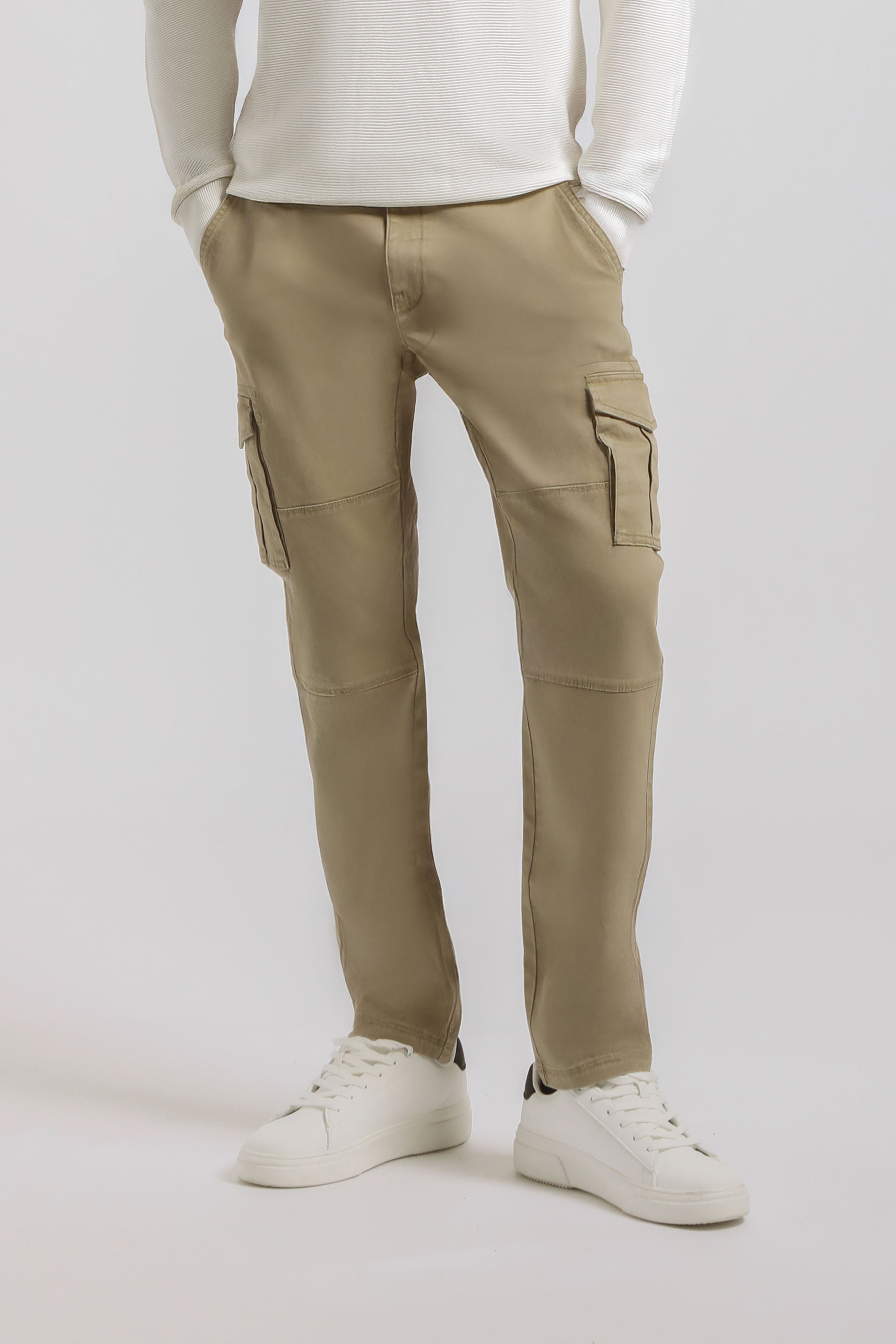 Pantaloni cargo|Colore:Beige