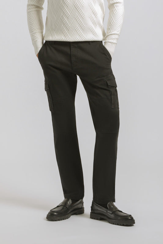 Pantaloni cargo|Colore:Nero