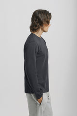 T-shirt manica lunga 100% cotone|Colore:Blu scuro