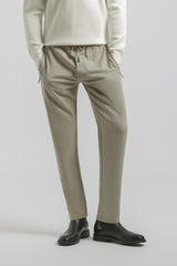 Jogger con laccetto|Colore:Beige melange