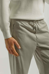 Jogger con laccetto|Colore:Beige melange