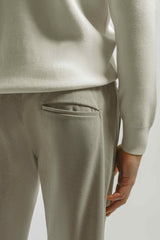 Jogger con laccetto|Colore:Beige melange