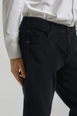 Pantaloni cinque tasche di velluto|Colore:Blue