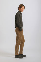 Pantaloni cinque tasche di velluto|Colore:Mastice