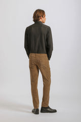 Pantaloni cinque tasche di velluto|Colore:Mastice