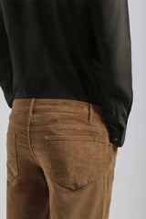 Pantaloni cinque tasche di velluto|Colore:Mastice
