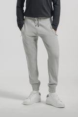 Jogger in felpa|Colore:Grigio chiaro melange