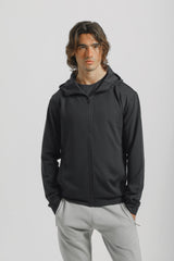 Felpa zip con cappuccio|Colore:Blue