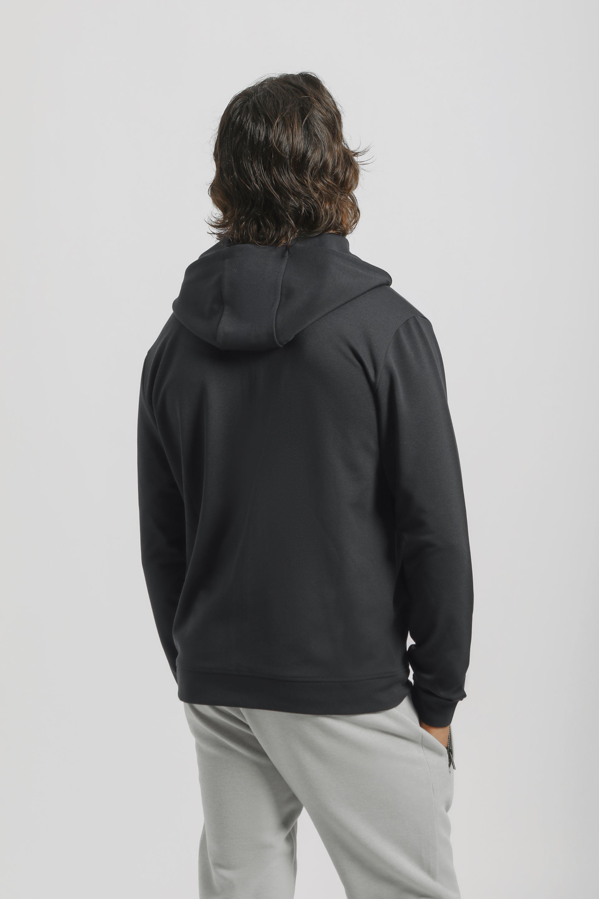 Felpa zip con cappuccio|Colore:Blue