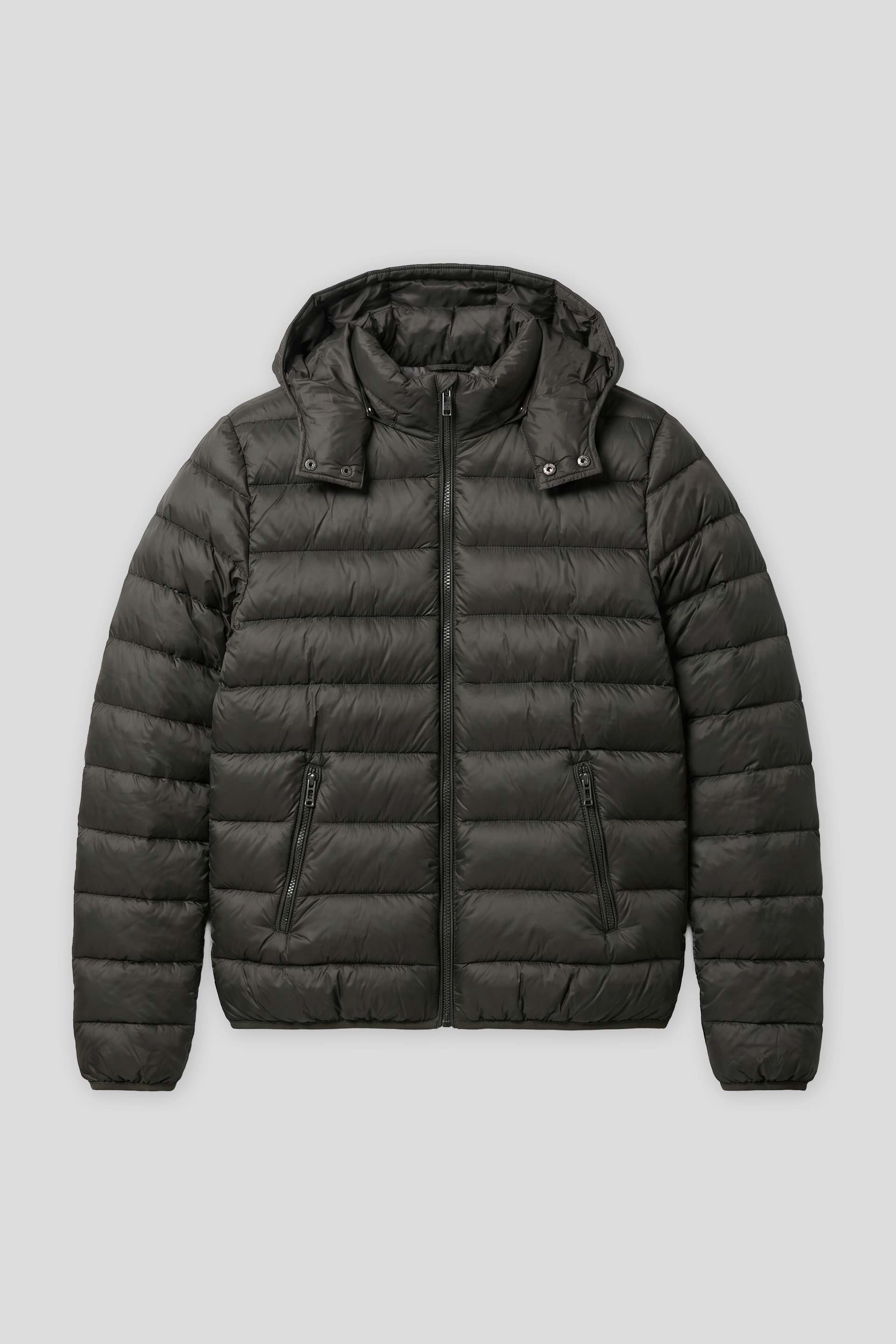 Giubbotto imbottito 100 grammi con cappuccio|Colore:Nero