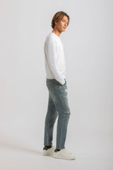 Jeans skinny fit con strappi|Colore:Jeans