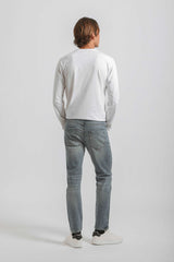 Jeans skinny fit con strappi|Colore:Jeans