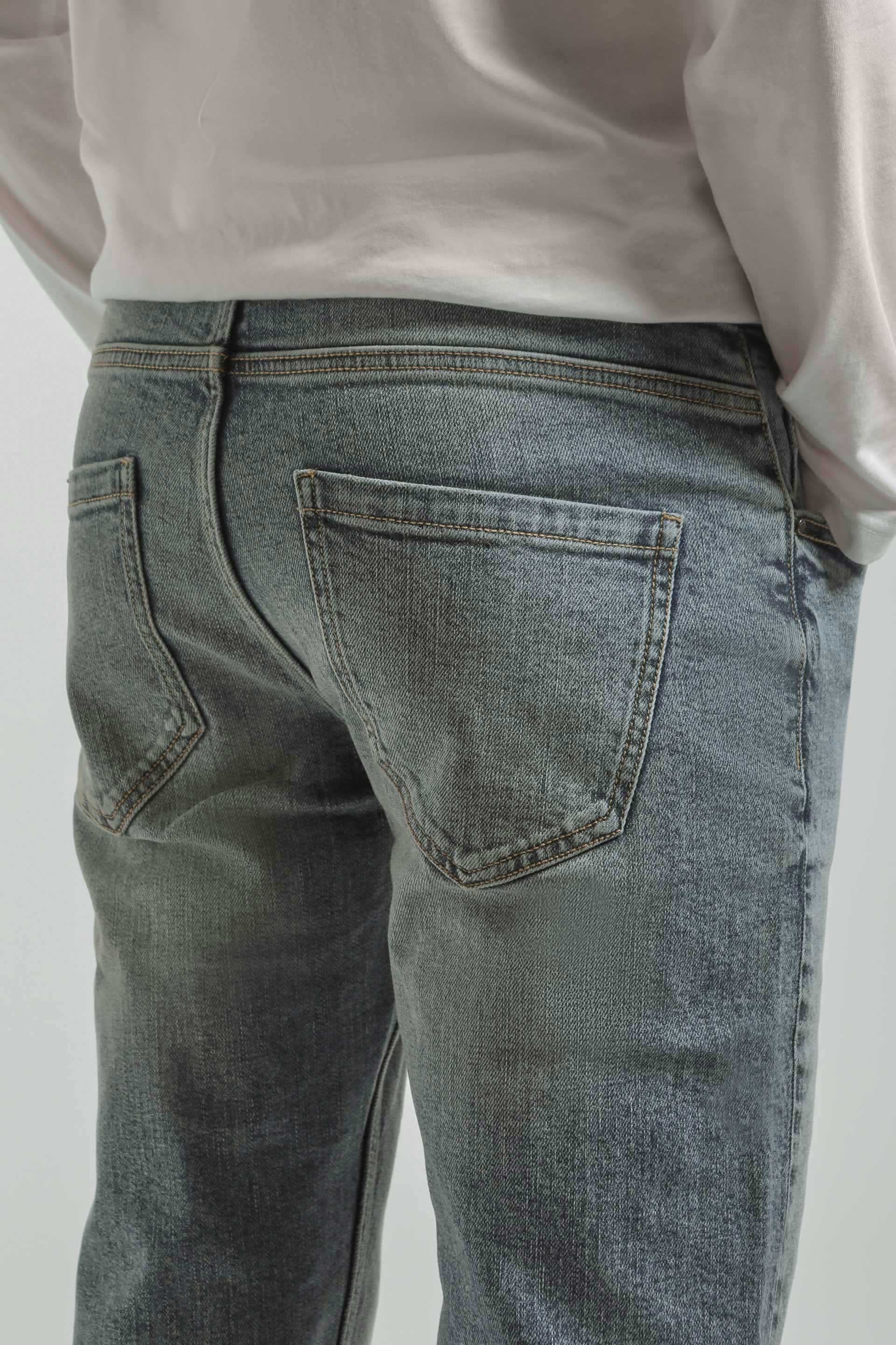 Jeans skinny fit con strappi|Colore:Jeans