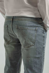 Jeans skinny fit con strappi|Colore:Jeans