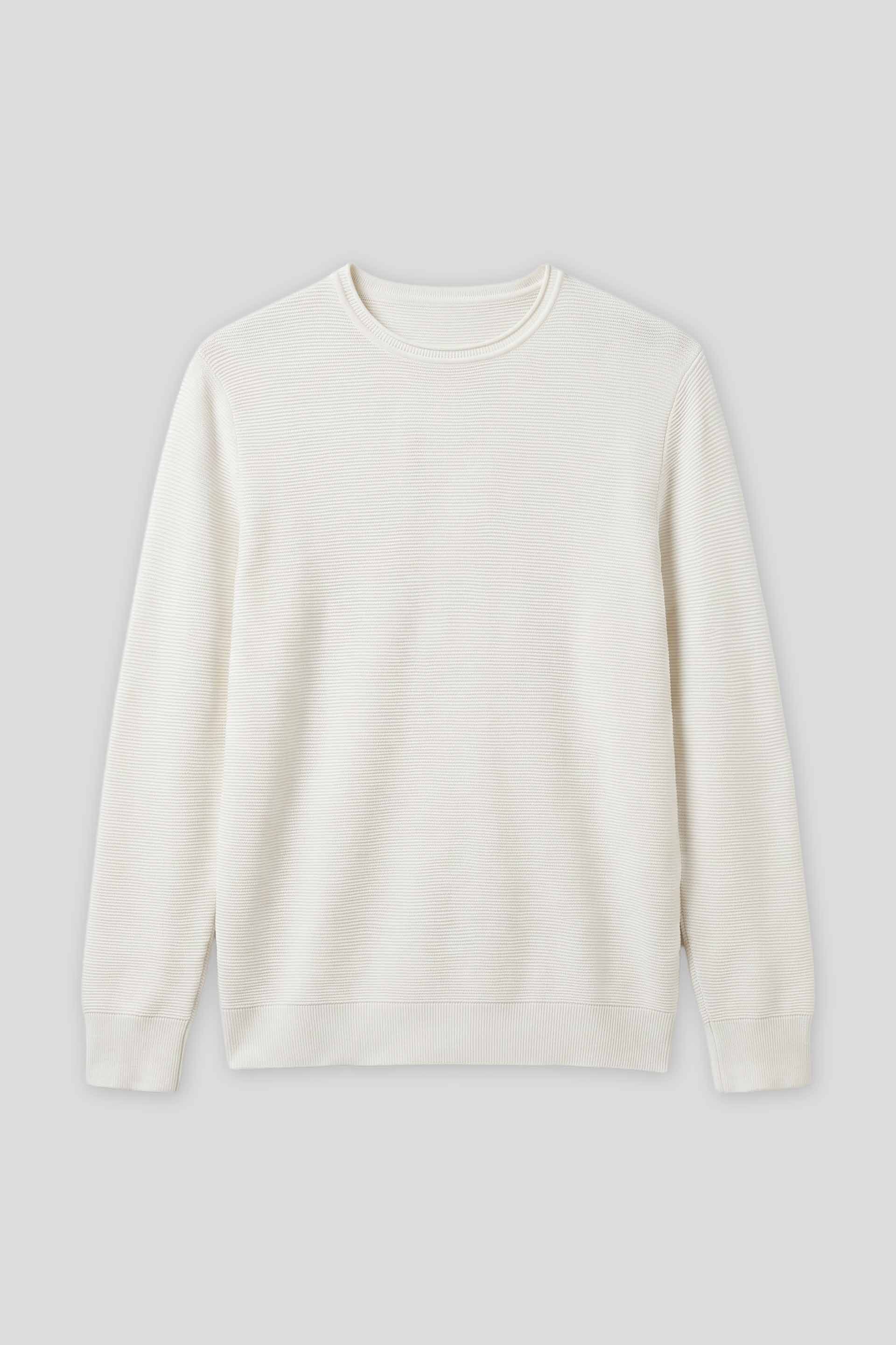 Maglia girocollo in viscosa|Colore:Off white