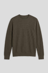 Maglia girocollo in viscosa|Colore:Verde bosco