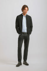 Cardigan in viscosa con zip|Colore:Blue