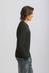 Maglia girocollo strutturata|Colore:Blue