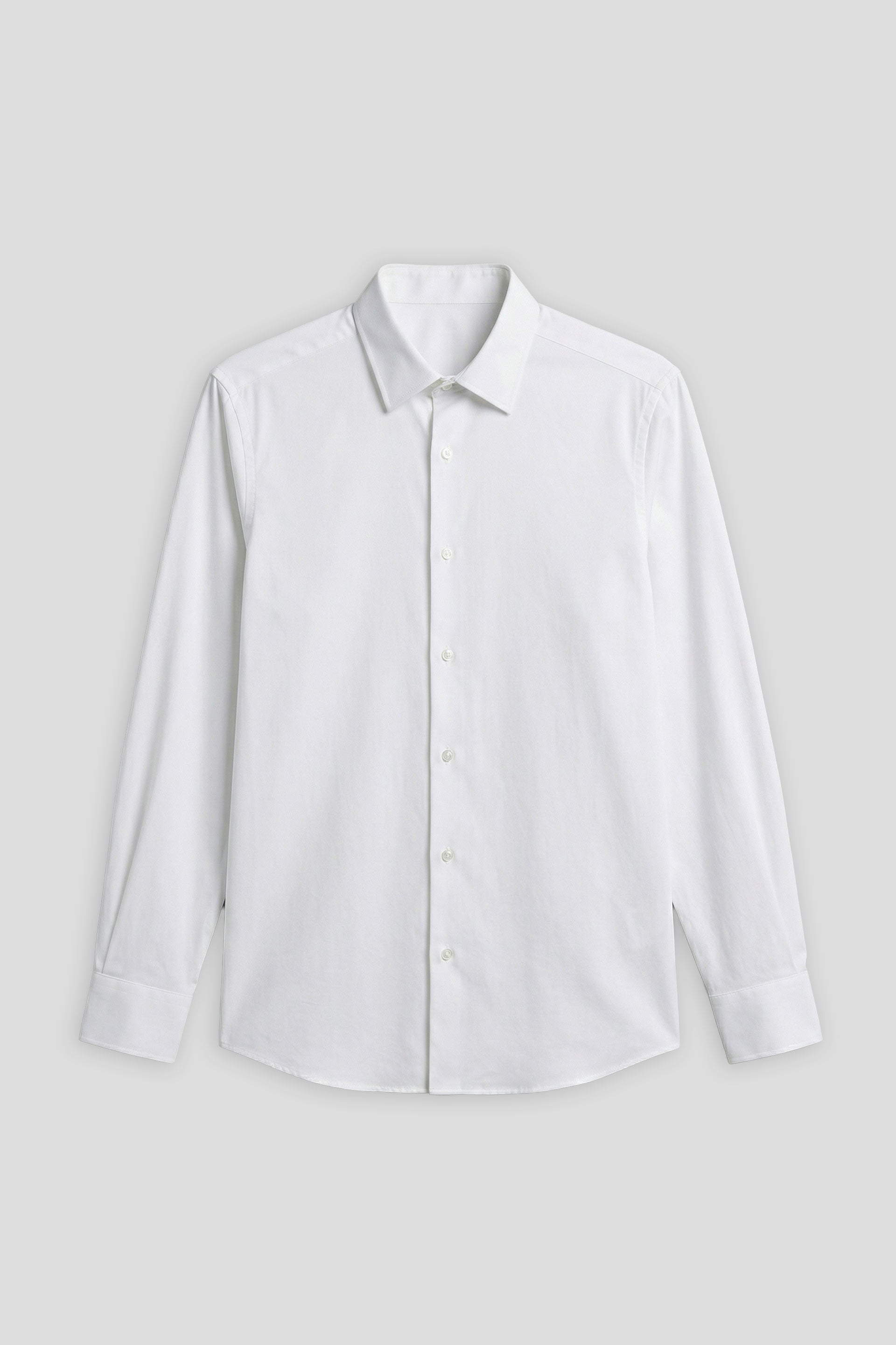 Camicia manica lunga a righe|Colore:Bianco