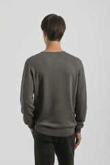 Maglia girocollo misto viscosa|Colore:Fango