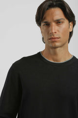 Maglia doppio collo basic|Colore:Blue