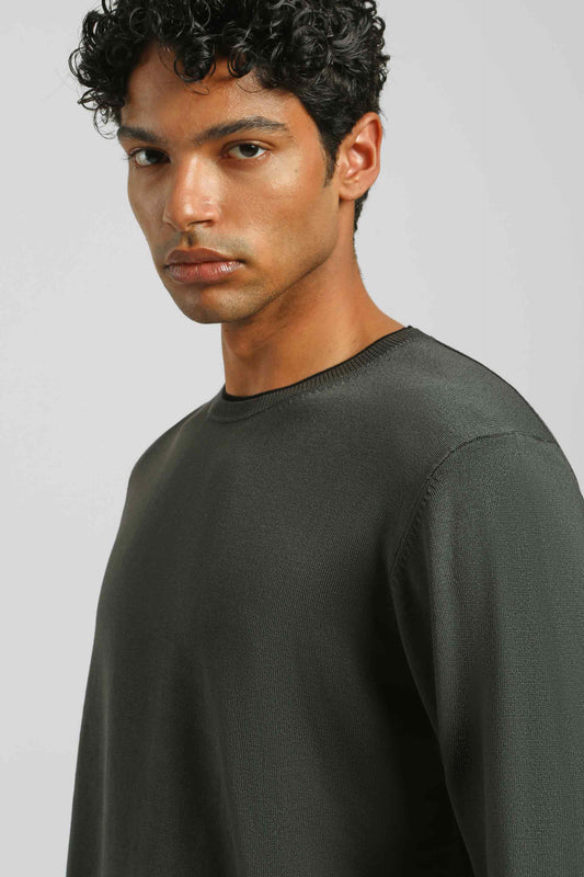 Maglia doppio collo basic|Colore:Grigio scuro