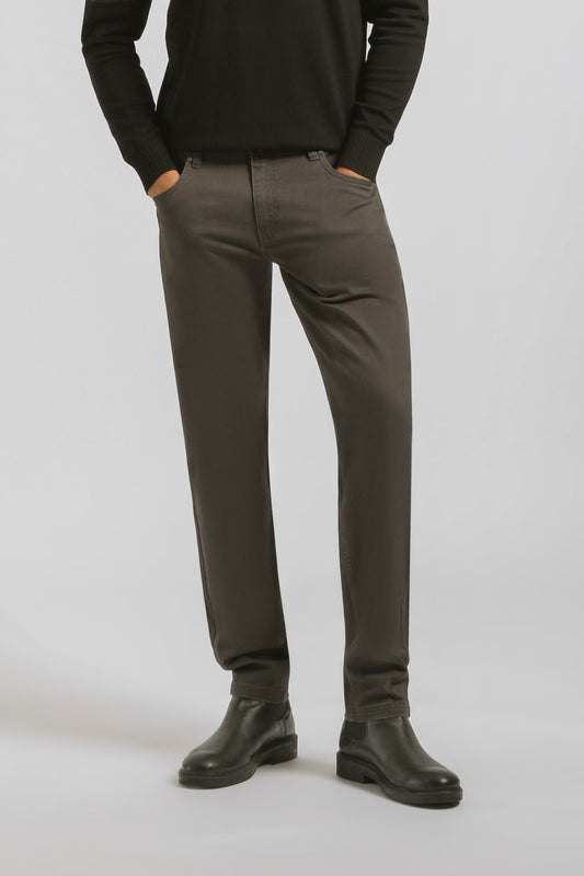 Pantaloni cinque tasche|Colore:Grigio scuro
