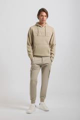 Pantaloni cargo con elastico alle caviglie|Colore:Safari