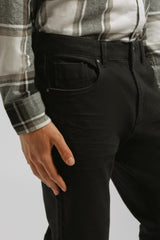 Pantaloni cinque tasche|Colore:Nero