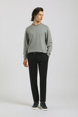 Maglia doppio collo basic|Colore:Grigio melange