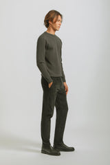Pantaloni chino di velluto|Colore:Antracite